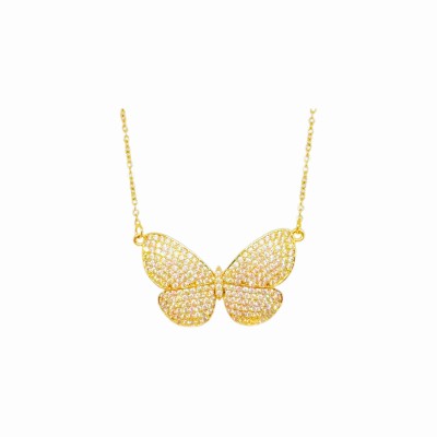 Mariposa zirconia necklace