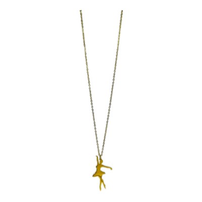 Ballerina gold necklace