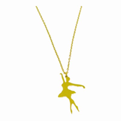 Ballerina gold necklace