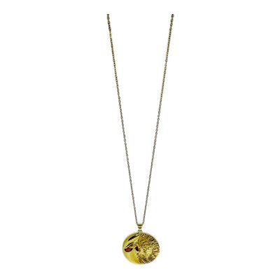 Moon gold necklace