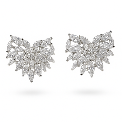 Ardent heart white gold