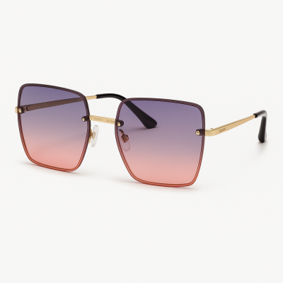 Γυαλιά Ηλίου με Μωβ-Ροζ Ντεγκραντέ Φακούς