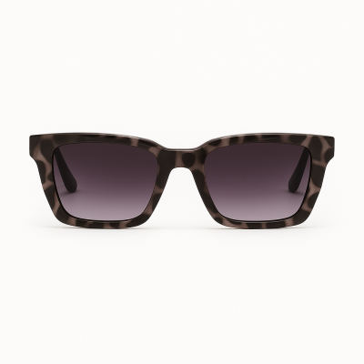 Γυαλιά Ηλίου με Animal Print Σκελετό & Σκούρους Φακούς